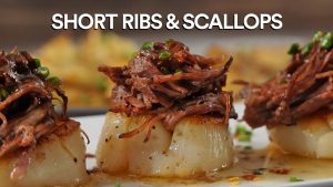 Sous Vide Short Ribs and Scallops | Surf n’ Turf