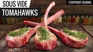 Best way to Cook TOMAHAWK Steak SOUS VIDE!